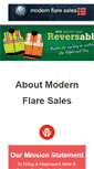 Mobile Screenshot of modernflaresales.com