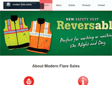 Tablet Screenshot of modernflaresales.com